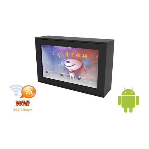 透明液晶屏展示柜 24寸 3D觸摸展示柜 透明屏生產(chǎn)廠家批發(fā)