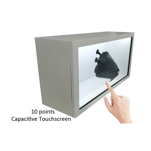 27寸3d透明屏展示柜透明液晶屏觸摸互動(dòng)全息投影裸眼3D廣告機(jī)廠家直銷生產(chǎn)廠家批發(fā)