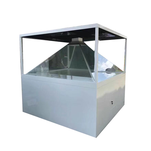 360度全息投影展柜正三角裸眼3D立體金字塔空中懸浮幻影成像沙盤展示柜