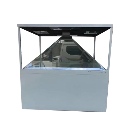 360度全息投影展柜正三角裸眼3D立體金字塔空中懸浮幻影成像沙盤展示柜