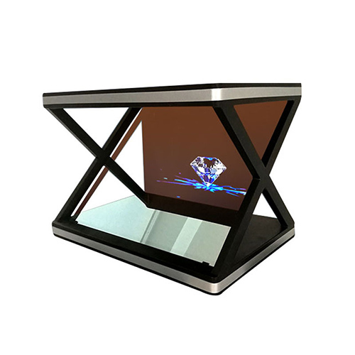 19寸高清180°全息透明柜3D展示觸摸三維立體懸浮幻影透明屏廠家
