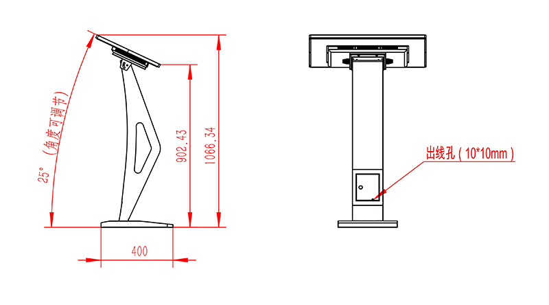 臥式廣告機(jī)windows電容觸摸一體機(jī)