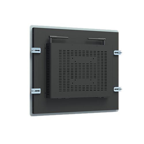 19寸工業(yè)工控顯示器IP65防水防塵電容觸摸嵌入全封閉工控一體機