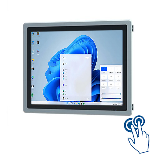15寸嵌入式工業(yè)工控觸摸一體機(jī)寬壓工業(yè)平板電腦Windows無風(fēng)扇電容屏工控機(jī)