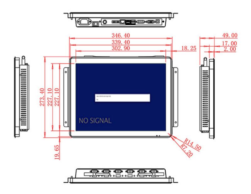 15寸觸摸查詢工控一體機(jī)