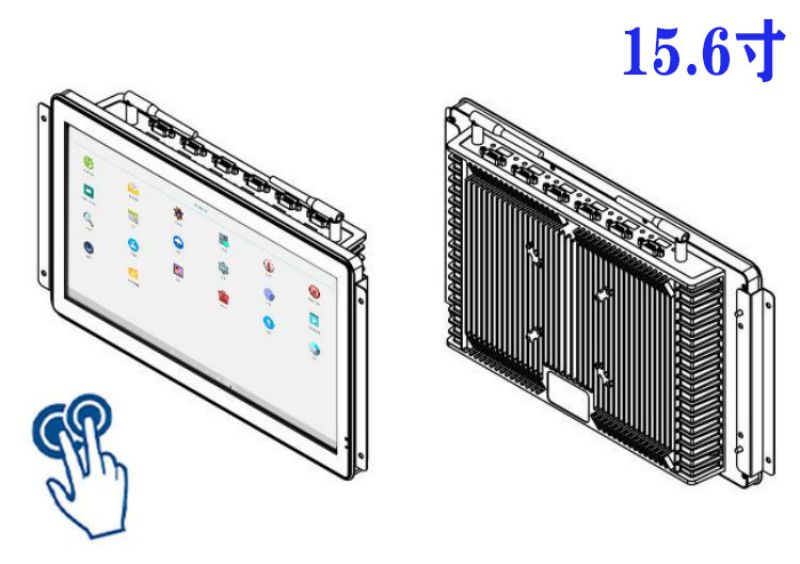 內(nèi)嵌式rk3568工控機