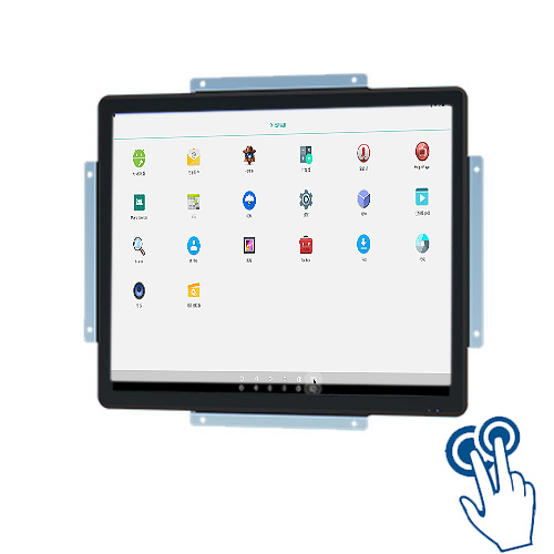 19寸內(nèi)嵌式工業(yè)觸摸一體機(jī) Android電容觸摸顯示屏安卓工業(yè)平板電腦