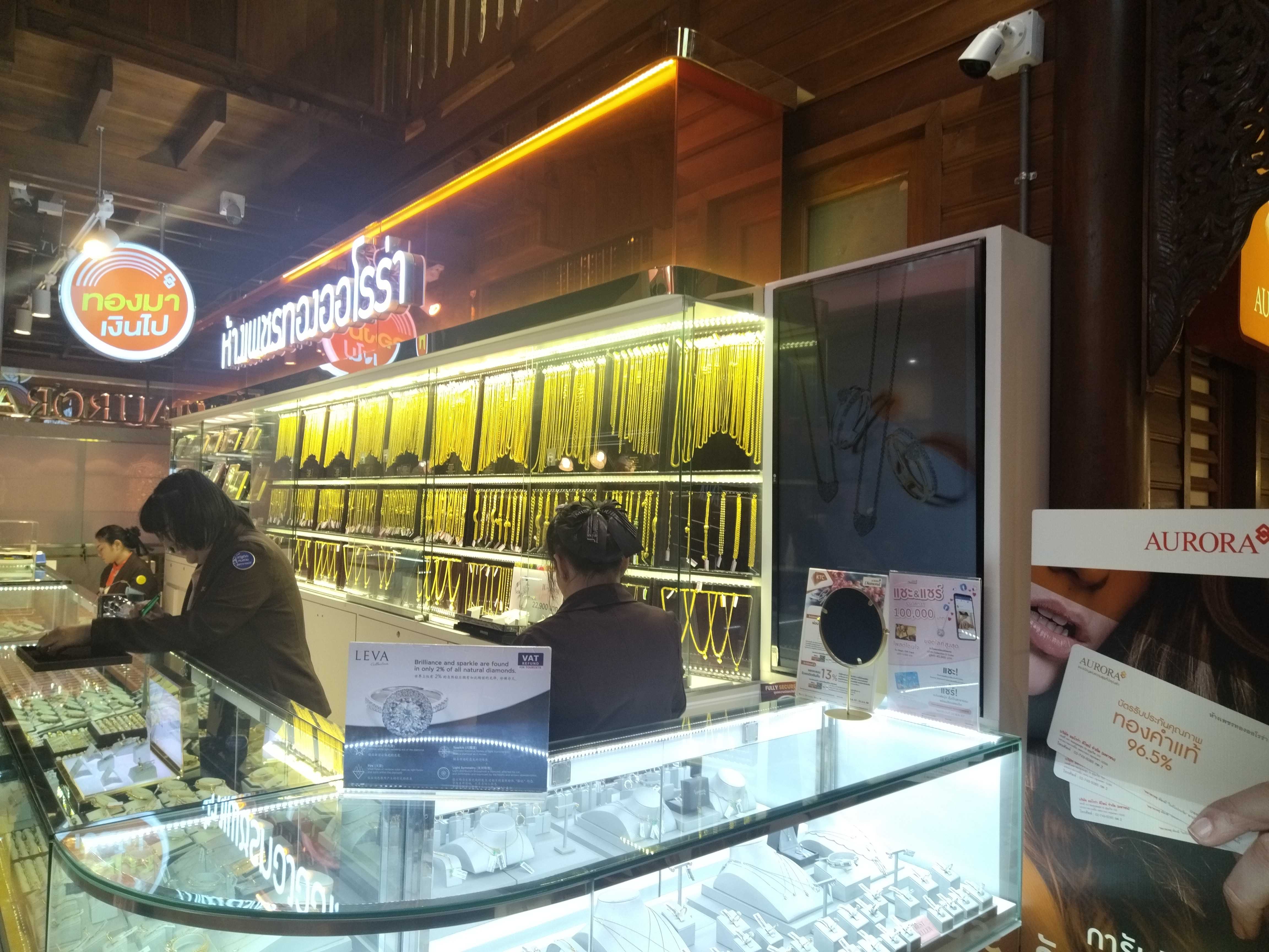 黃金首飾店透明展示柜43寸