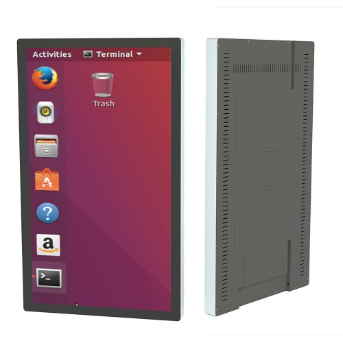 27寸醫(yī)院分診屏Linux系統(tǒng)大型診室門口高清顯示屏科室狀態(tài)屏