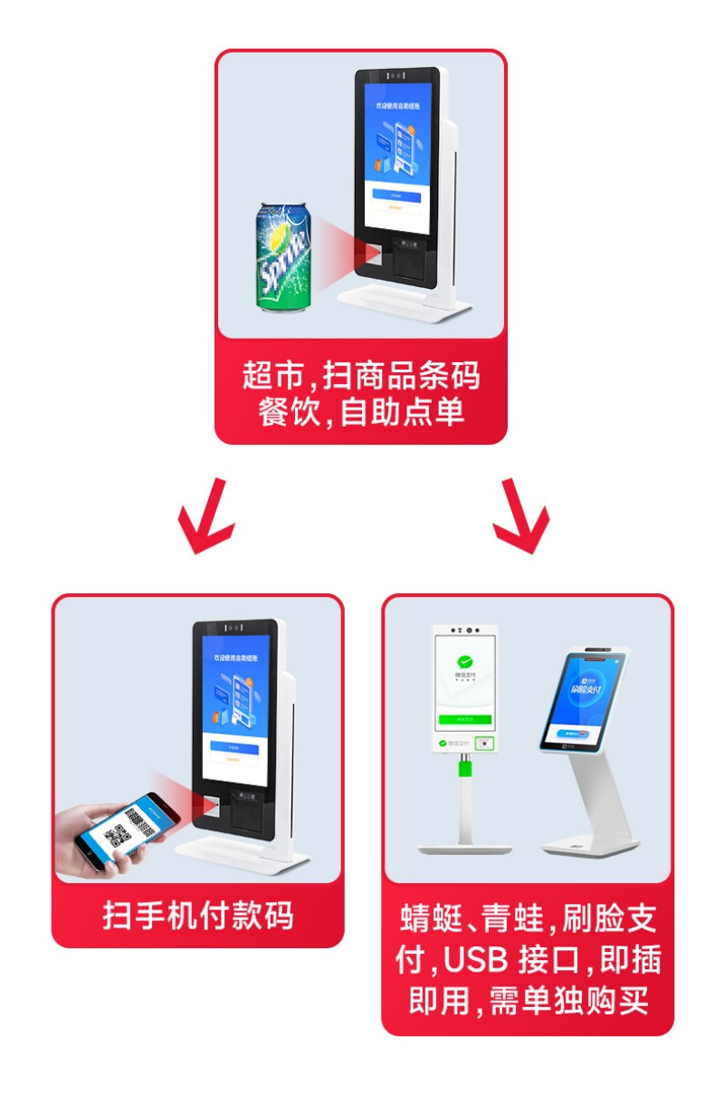 自助服務(wù)點(diǎn)餐終端機(jī)的廠家批發(fā)