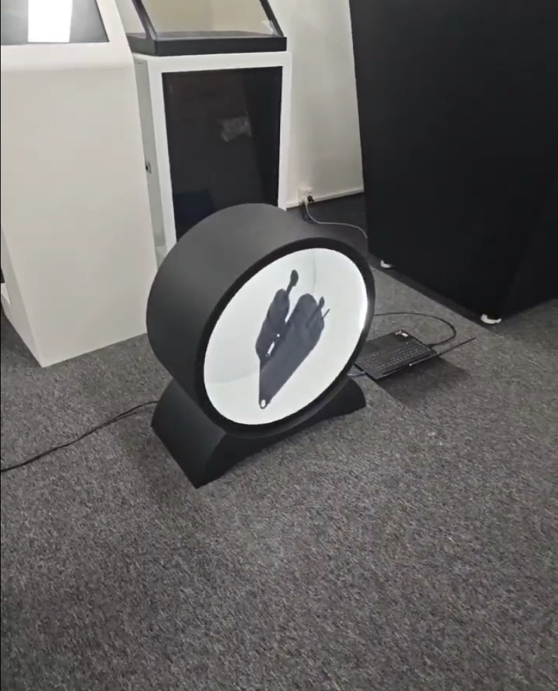 圓形透明展示柜