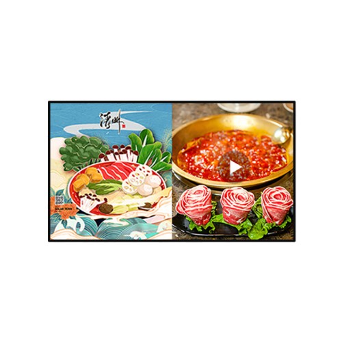 4K壁掛廣告機(jī)酒店宣傳廣告機(jī)數(shù)字標(biāo)牌顯示系統(tǒng)高清液晶屏窄邊框顯示