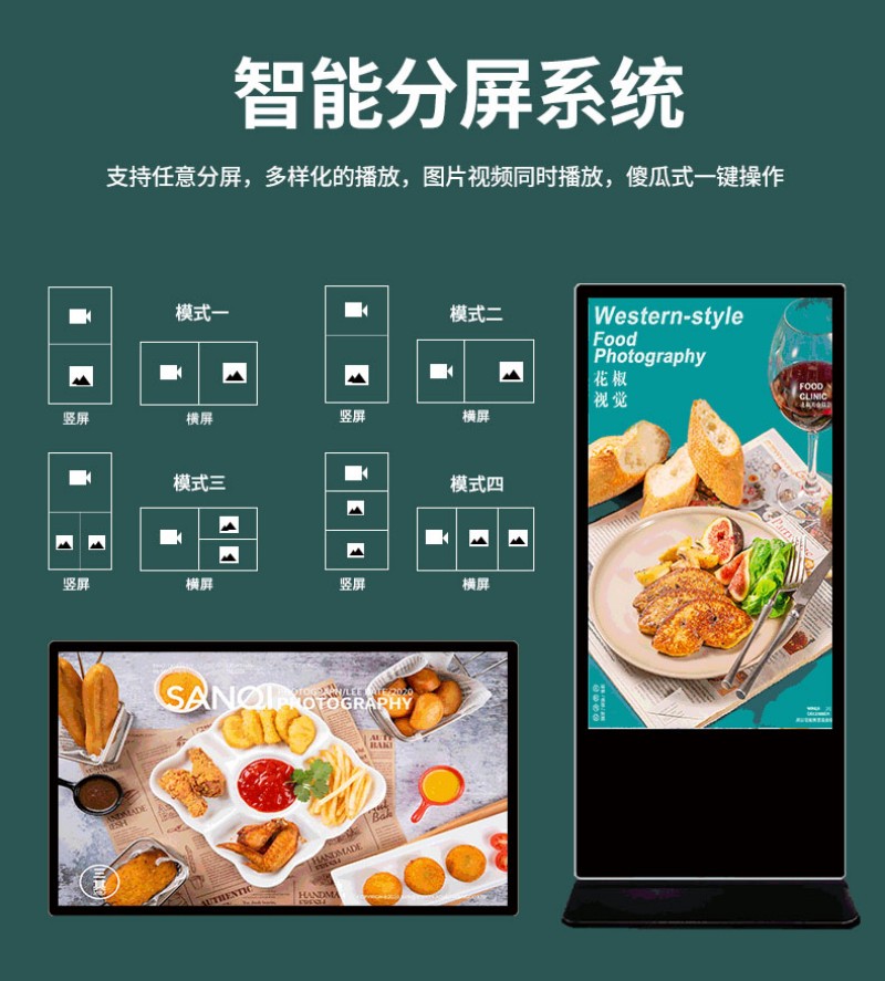 室內(nèi)廣告機數(shù)字標牌