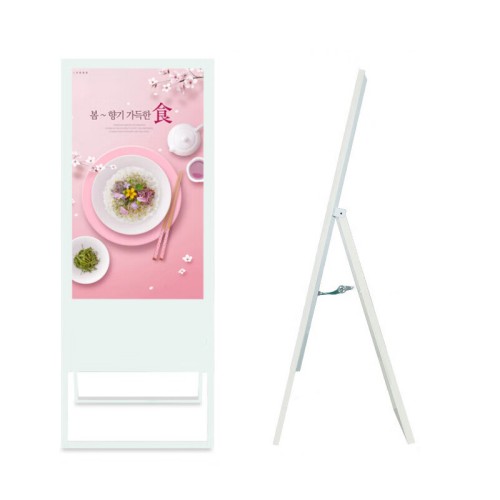 智能水牌廣告機(jī)數(shù)字標(biāo)牌可移動32寸液晶屏室內(nèi)立式廣告機(jī)商用顯示
