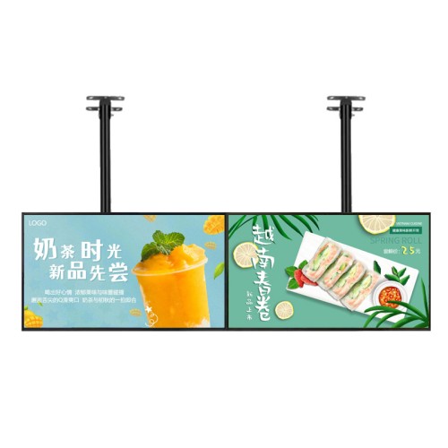 吊掛式廣告機室內(nèi)數(shù)字標(biāo)牌顯示系統(tǒng)高清液晶屏廣告機定制