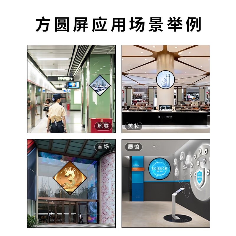 透明屏圓形