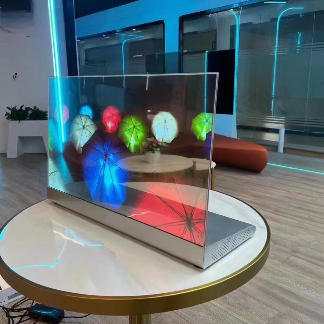 55寸OLED透明顯示屏