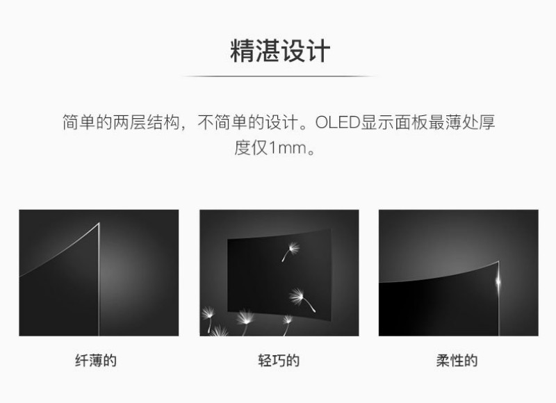 oled曲面屏