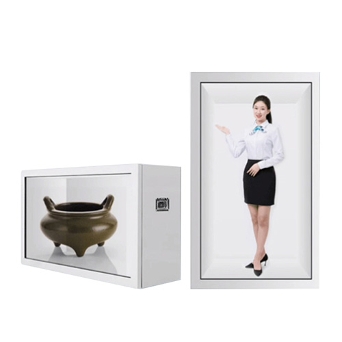 AI數(shù)字人全息艙透明屏展示柜投影互動娛樂人體復制虛擬3D數(shù)字人