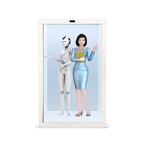 3D全息艙透明屏展示柜批發(fā) AI人像復制互動柜支持定制