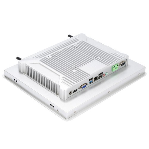 智顯通全封閉工控一體機(jī)嵌入式前置雙USB開關(guān)電容電阻觸摸車間防塵防水壁掛觸控工業(yè)平板電腦